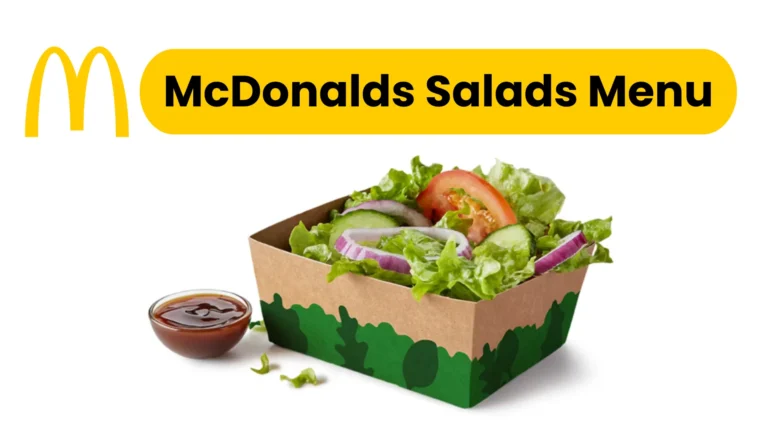 McDonalds Salads Menu Prices & Pictures  UK
