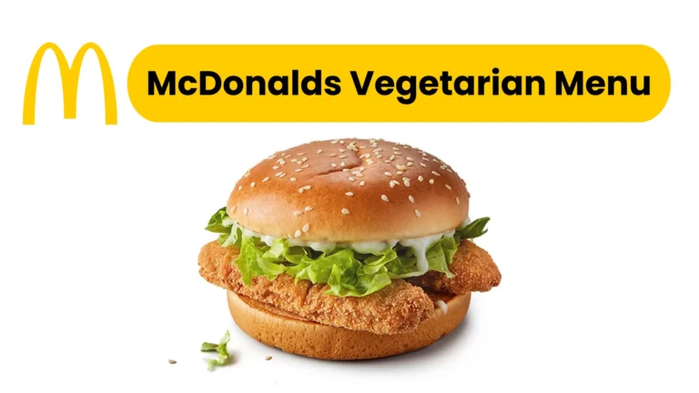 McDonalds Vegetarian Menu Prices & Pictures UK