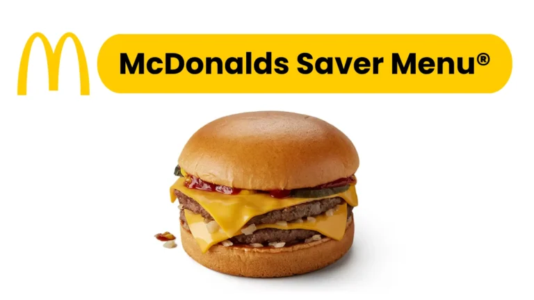 McDonalds Saver Menu® Prices & Pictures UK
